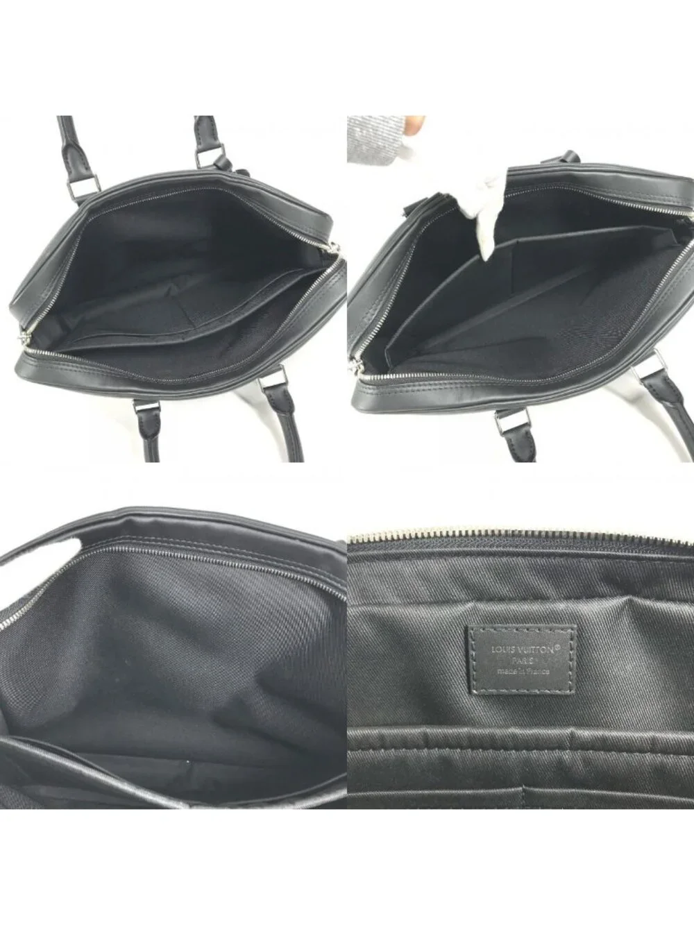Louis Vuitton Business Bag Porto Documan Voyage Pdv Damier Infini Leather Black